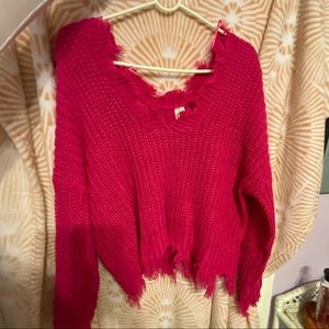 Super Cute Pink Sweater